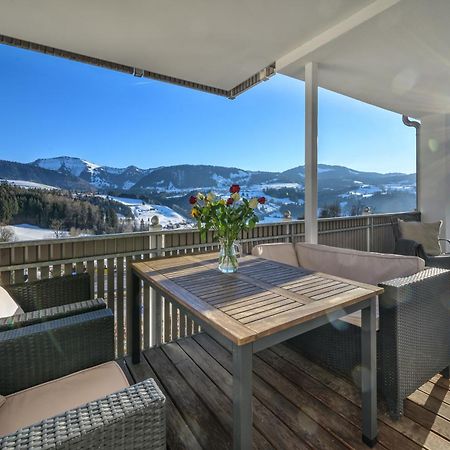 Haus "Bergblick" Ferienwohnung Hochgrat Oberstaufen Mit 2 Schlafzimmer Exterior photo